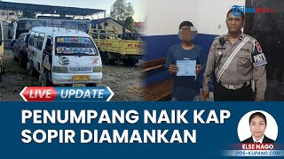 Penumpang di Bawah Umur Naik di Kap Angkot, Sopir Diringkus Satlantas Polresta Kupang Kota