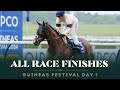 All race finishes from day 1 of the QIPCO Guineas Festival at Newmarket racecourse
