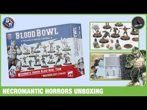 NECROMANTIC HORRORS UNBOXING & BUILD - Warhammer Blood Bowl Team Sylvanian Spotlight