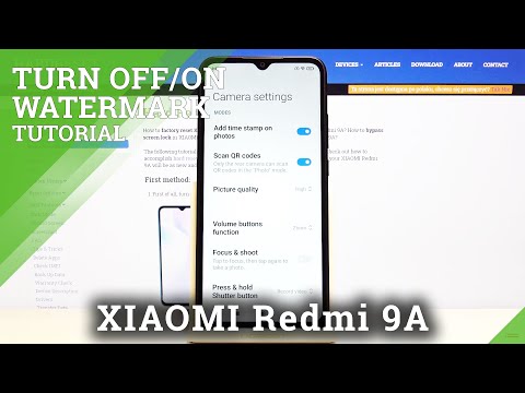 How to Add Time Camera Watermark in XIAOMI Redmi 9A – Customize Camera Watermark