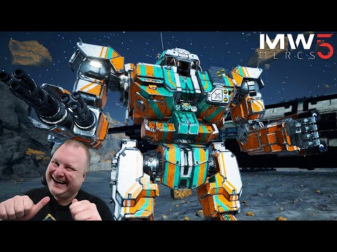 Powerful Basilisk Victor Hero Mech! - 54 RENT-A-TTB - Mechwarrior 5 Mercenaries DLC