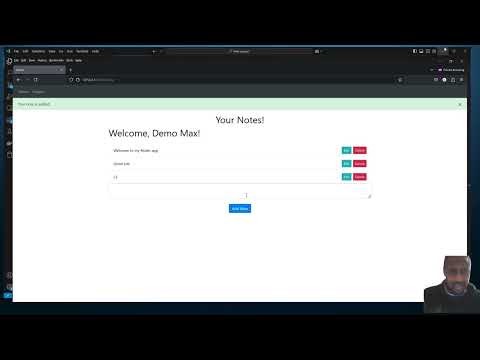 A Secure Web Note Taking Application Using Python Flask