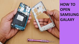 How to open disassemble Samsung galaxy G530 grand prime plus