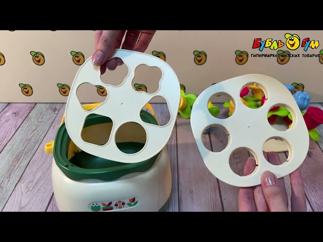 Игрушка сортер Huanger Цветочная корзина развивающая с 18мес - видео