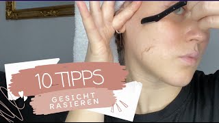 10 Tipps fürs Gesicht rasieren mit einem AUGENBRAUENRASIERER