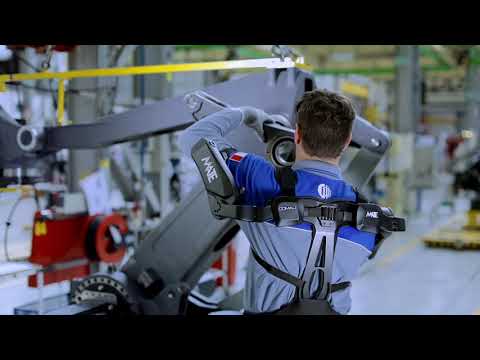 Exosquelette passif de travail COMAU Mate XT - industrie logistique chantier