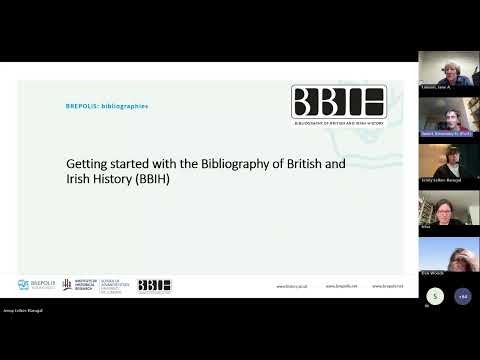 Getting started with the new interface of Bibliography of British and Irish History