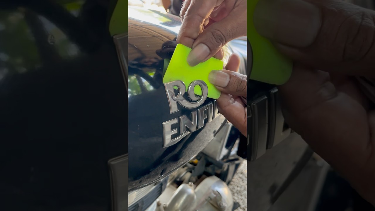 Royal Enfield logo restoration 🔥✌️#motorcycle #royalenfield