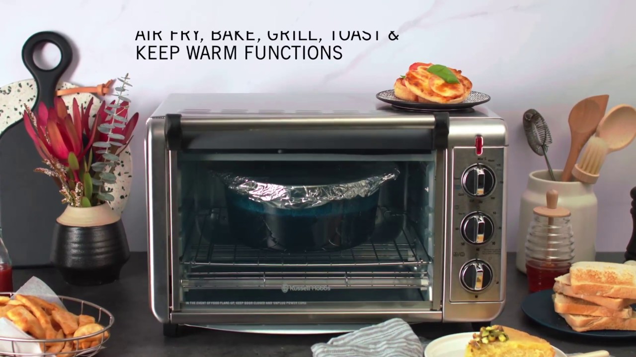 Russell Hobbs Air Fry Crisp 'N' Bake Toaster Oven Stainless Steel