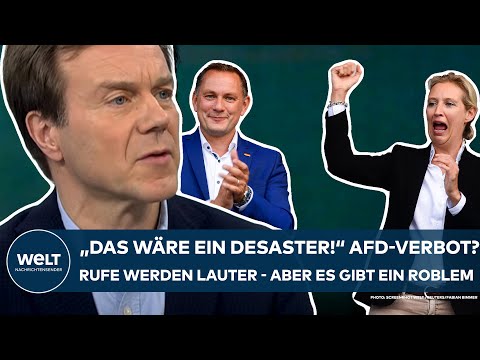 AFD: "Das wäre doch ein Desaster!" Rufe nach einem Verbot werden lauter - aber es gibt ein Problem