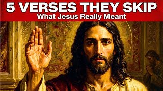 5 Bible Verses Pastors Don’t Preach — What Jesus Really Meant