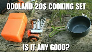 Is the Cheap Cookware Set From Amazon Any Good? Odoland Camping Stove Kit Review