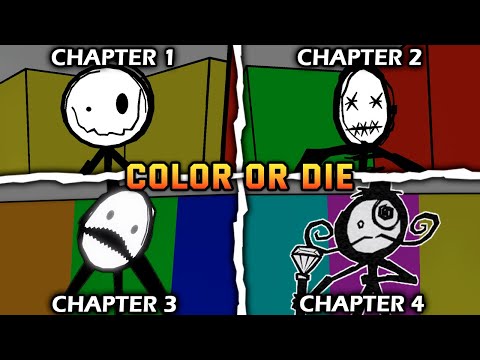Color or Die: [Chapter 1 to 4] - (Full Walkthrough + All Endings) - Roblox