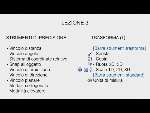 Corso Rhino 3D Mac - Lezione 3A