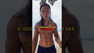 Steroids is never a good idea 😬❌ #steroidssideeffects #natural  #naturalbodybuilding #workhard