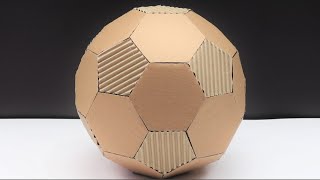 Diy  How To Make Football Ball From Cardboard At H