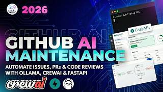 I Built an AI That Maintains My GitHub Repo Automatically (CrewAI + Ag