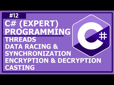 OOP with C Lecture 12 Threads Data Racing and Synchronization Encryption and Decryption