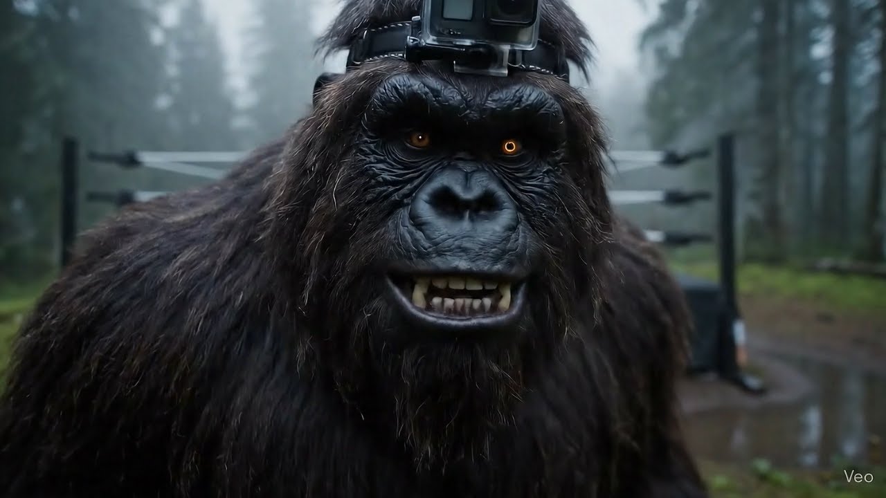 Bigfoot Vlogs: Hulk vs Bigfoot | ONE PUNCH Knockout POV in Foggy Forest!