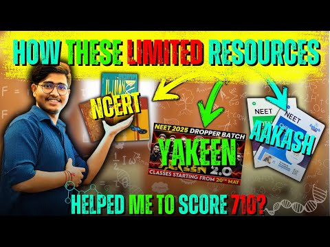How these LIMITED RESOURCES helped me SCORE 710/720 in NEET 2024? | NEET 2025 | ABHAY SHAH