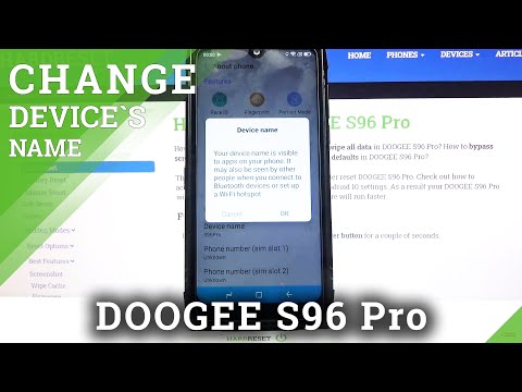 How to Change Device Name on DOOGEE S96 Pro – Rename Device