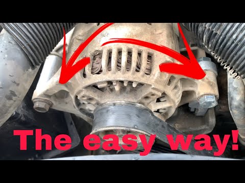 Jeep xj Alternator Relocation - Super Simple