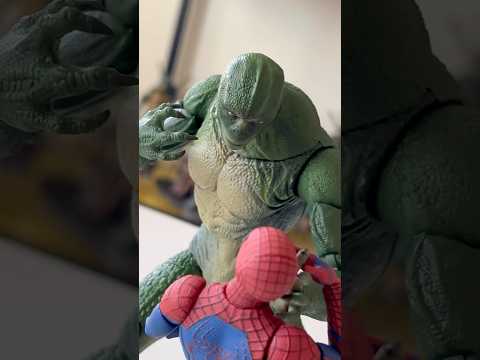 Marvel Legends Lizard! Finally have all the NWH villains #spiderman #marvel #actionfigures #unboxing