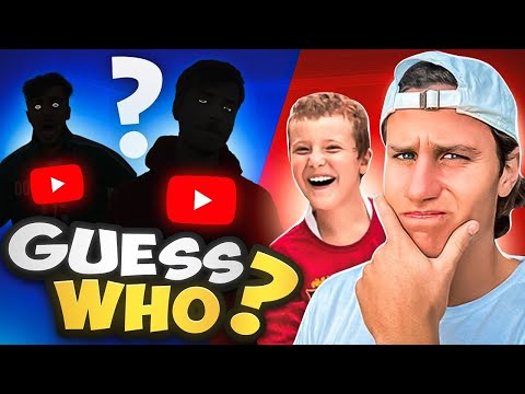 WE PLAYED GUESS THE YOUTUBER WITH MY NEIGHBORS!!