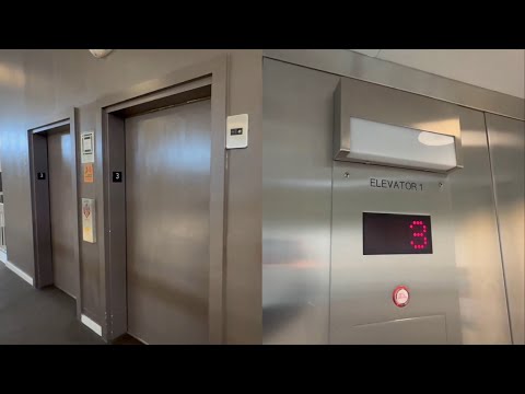 Annoying Modded Otis Hydraulic Elevators @ The Domain Hotel, Sunnyvale, CA