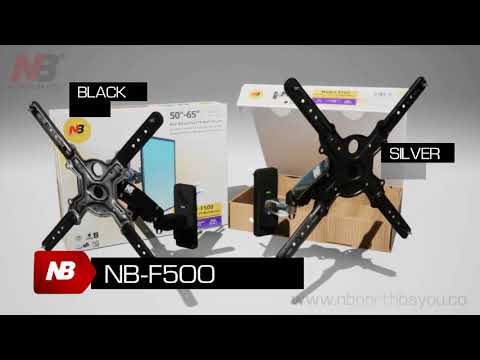thumbnail video image 2 of Soporte de brazo para Tv 40'' a 50'' North Bayou NB-F450, 2 of 6