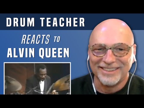 Drum Teacher Reacts to Alvin Queen - Drum Solo