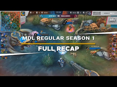ROAD TO MDL SEASON 1 PLAYOFF | RECCA ESPORTS - MDL REGULAR SEASON RECAP