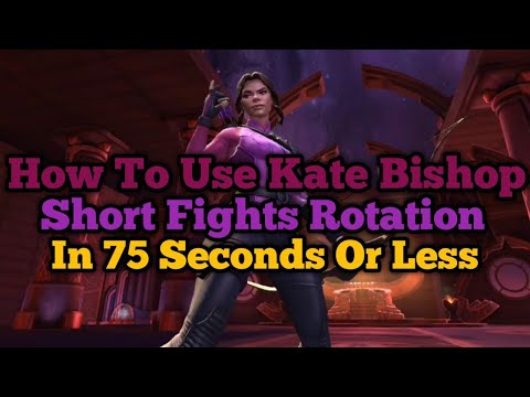 How To Use Kate Bishop MCoC | Short Fights Rotation | One Of The Best DOT Damage