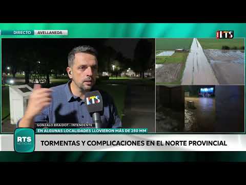 🔴 TEMPORAL EN EL NORTE SANTAFESINO: AVELLANEDA, ENTRE LAS MÁS AFECTADAS