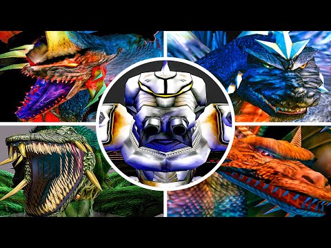 Godzilla Generations: Maximum Impact - All Bosses & Ending | 4K ULTRA HD