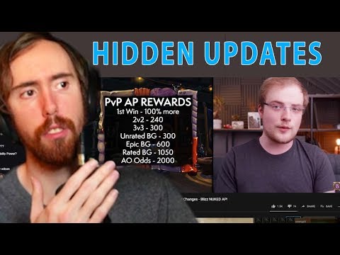Asmongold Reacts: MASSIVE BUFFS! Patch 8.2’s Lesser Known & Undocumented Changes - Blizz NUKED AP!