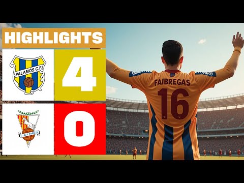Palamós CF 4 - 0 Parets CF | Resumen Primera Catalana 2021/22 (31/10/2021)
