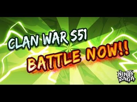 Ninja Saga Clan War BB vs JS and JG