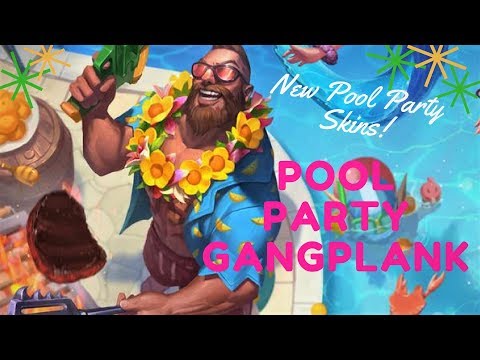 POOL PARTY GANGPLANK SKIN SPOTLIGHT | NEW GANGPLANK SKIN | TRUE NORTH KOALA