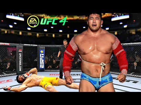 PS5 | Dragon Bruce Lee vs. Old Mighty Mongol (EA Sports UFC 4)