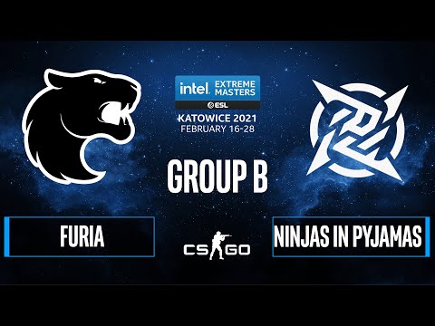 CS:GO - FURIA vs. Ninjas in Pyjamas [Overpass] Map 1 - IEM Katowice 2021 - Group B