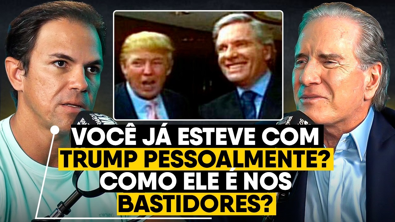"Eu CONHECI o TRUMP e SINCERAMENTE.." - ROBERTO JUSTUS sobre DONALD TRUMP