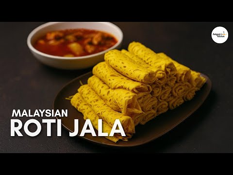 π²πΎ How to Make Roti Jala | Beautiful Malaysian Net Pancakes π²πΎπ