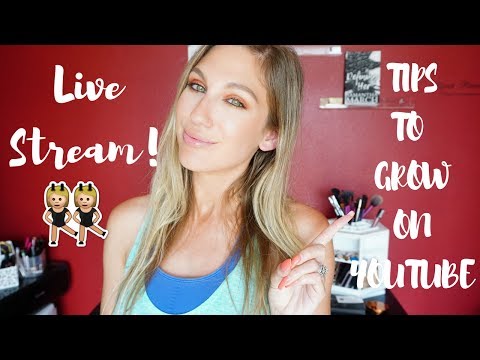 LIVE CHAT: Tips To Growing Your Youtube Channel Video