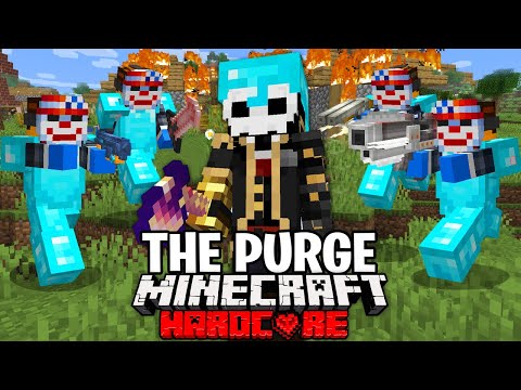 Insane Minecraft Purge with 100 Players - Watch Now!