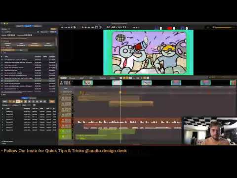 Happy Friday! Animatic Sound Design Speedrun Pt. 3 in Audio Design Desk + Tips & Tricks