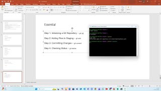 Git init add status and commit | Git Series