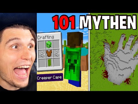 Paluten's mind blown by insane Minecraft myths!