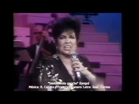 VIRGINIA LUQUE "Sentimiento gaucho"  - programa "Grandes Valores del Tango"