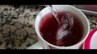 try this Hibiscus Tea  maganda sa digestion guy's daming Benefits